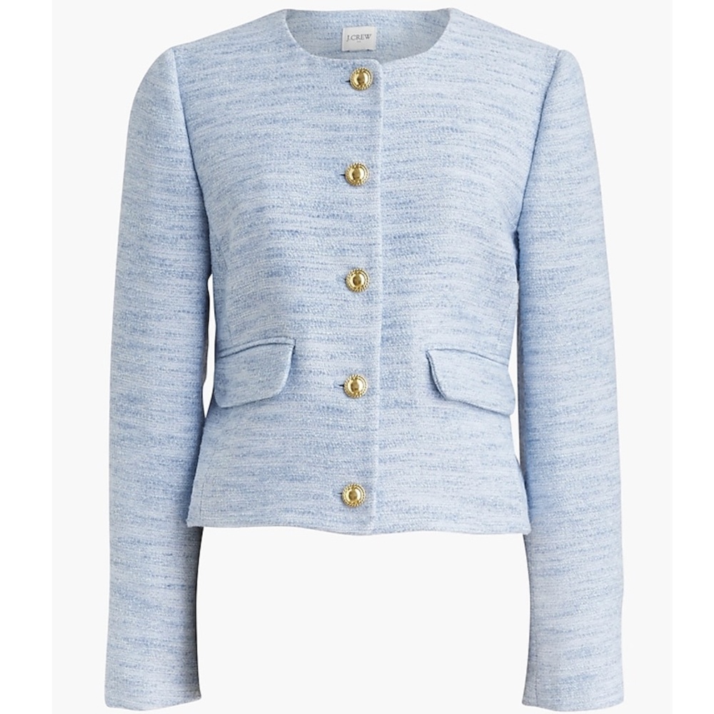 J. Crew Factory Tweed lady jacket Size 10 BRAND NEW NO TAG